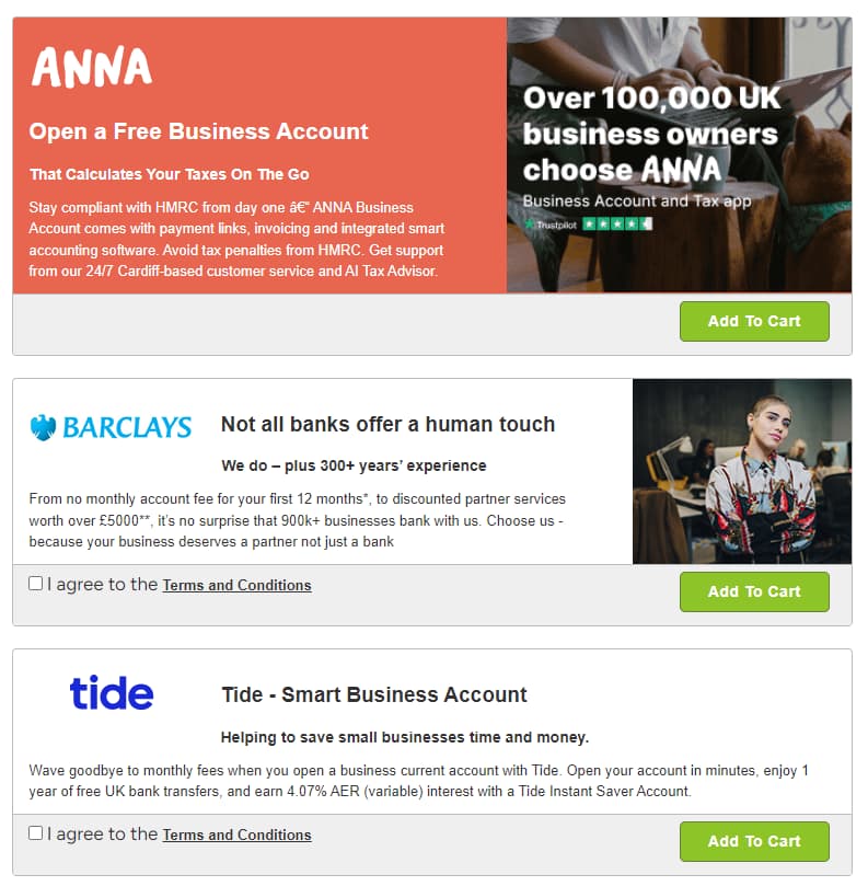 Business Bank Account Setup for a New Limited Company