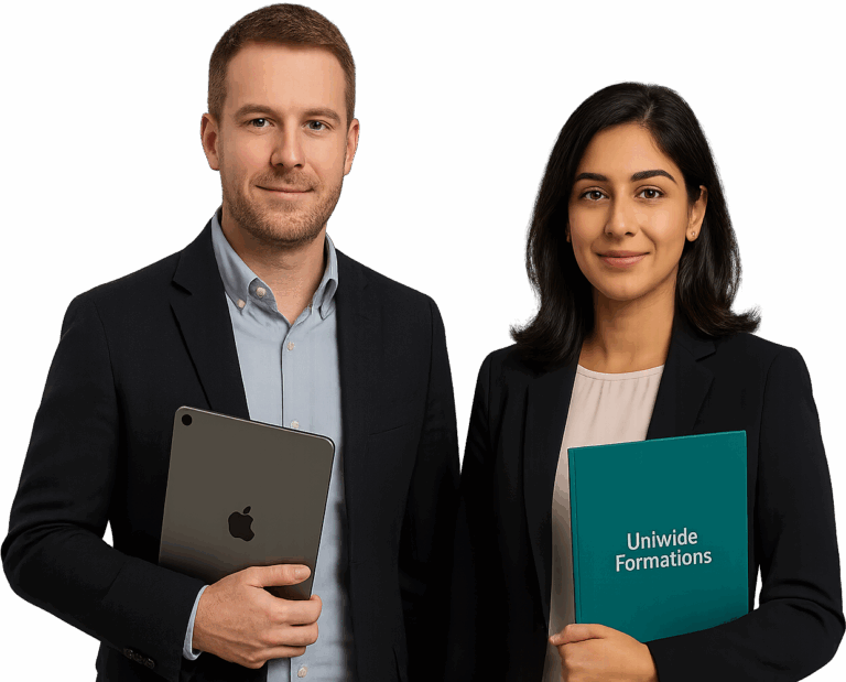 Uniwide clients representing UK company formation services
