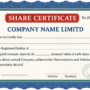 Share Certificate